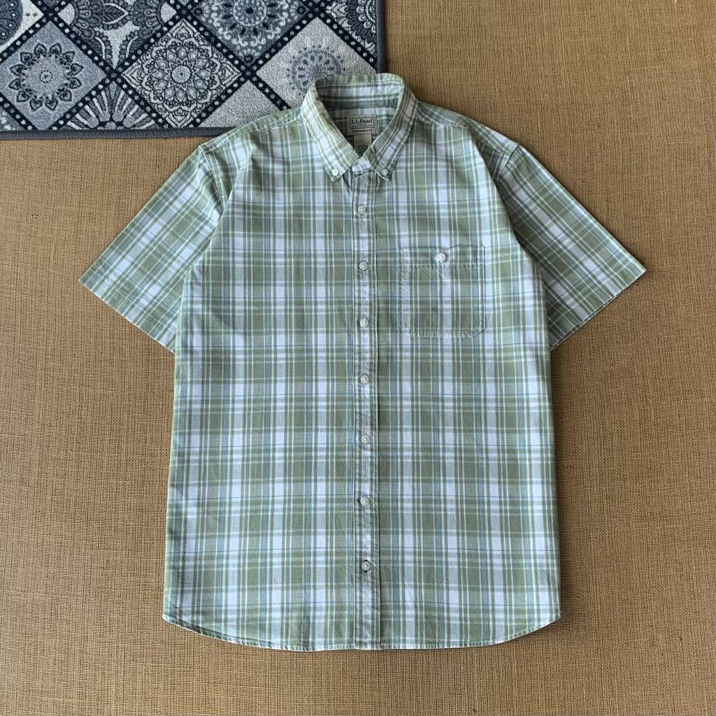 kemeja LL Bean size fit L (seperti baru) 100% original 200426L