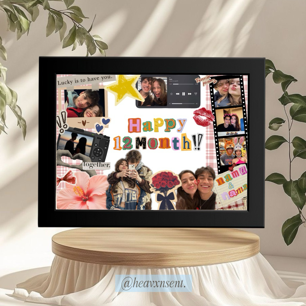 Scrapbook Bingkai Foto Kado Ulang Tahun Frame Foto Bingkai Kado Wisuda Ulang Tahun Anniversary Dll