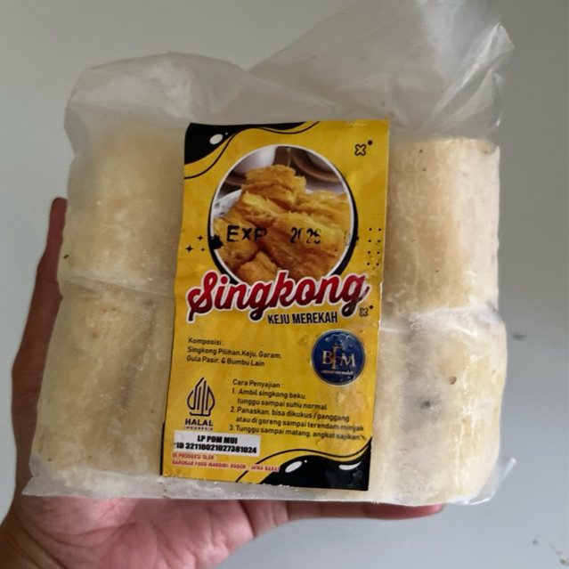 singkong keju frozen barokah lembut garing