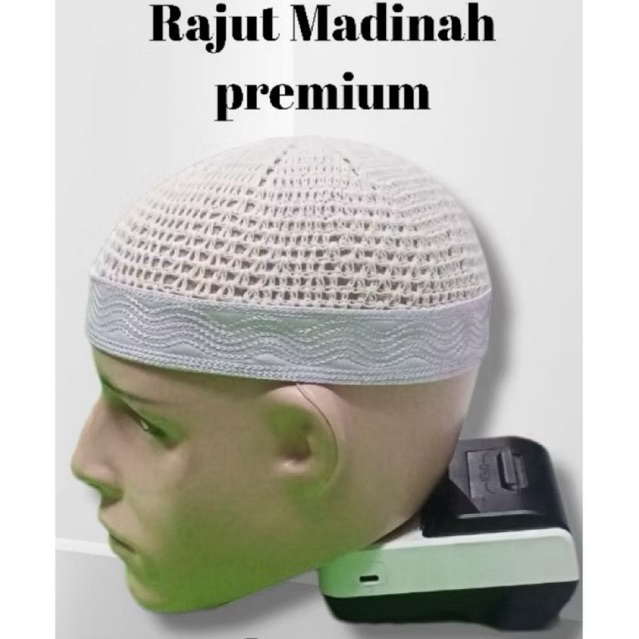 Peci Rajut saudi Jaring Premium