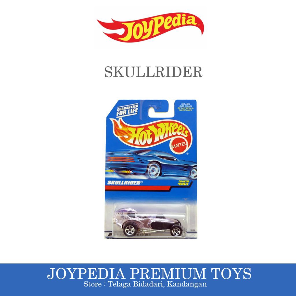 SKULLRIDER HOTWHEELS BLUE CARD
