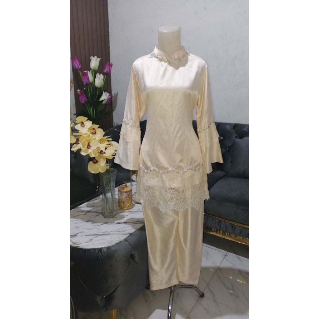 baju kondangan set celana kombinasi berukat
