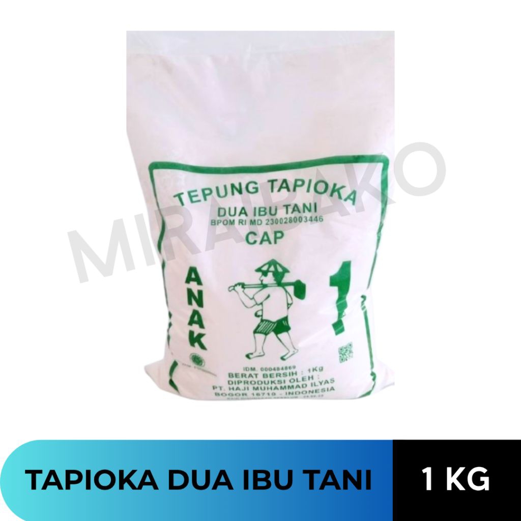 Tepung Tapioka Sagu Tani Cap Dua Ibu Tani 1 KG