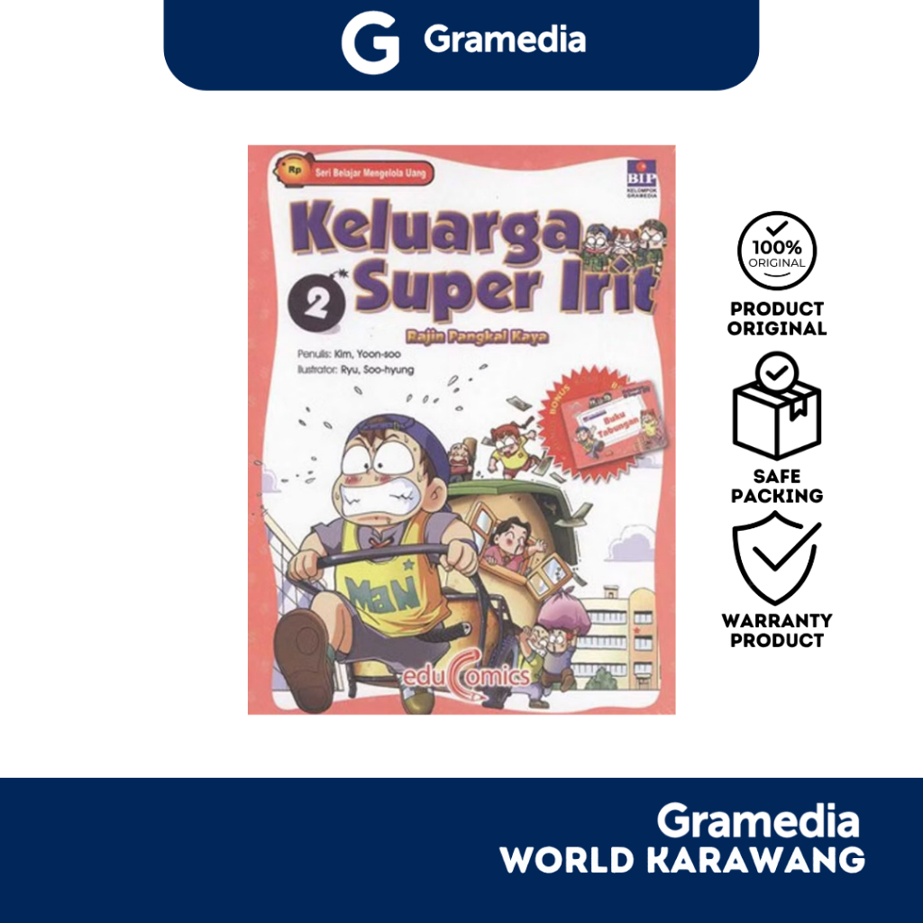 Gramedia Karawang - Buku Komik - Seri Keluarga Super Irit 2 - Kim Yoon Soo