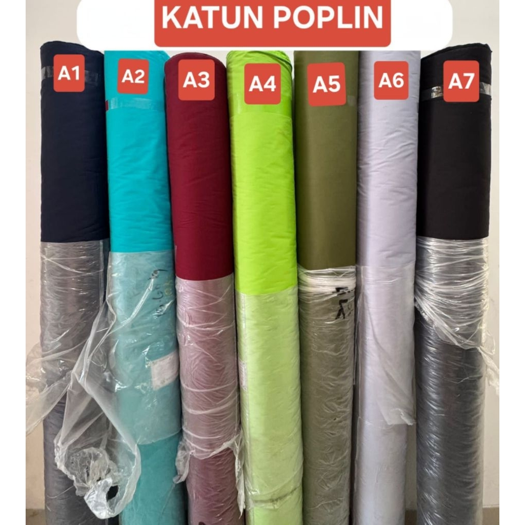 KATUN POPLIN / POPLIN / KAIN POLOS