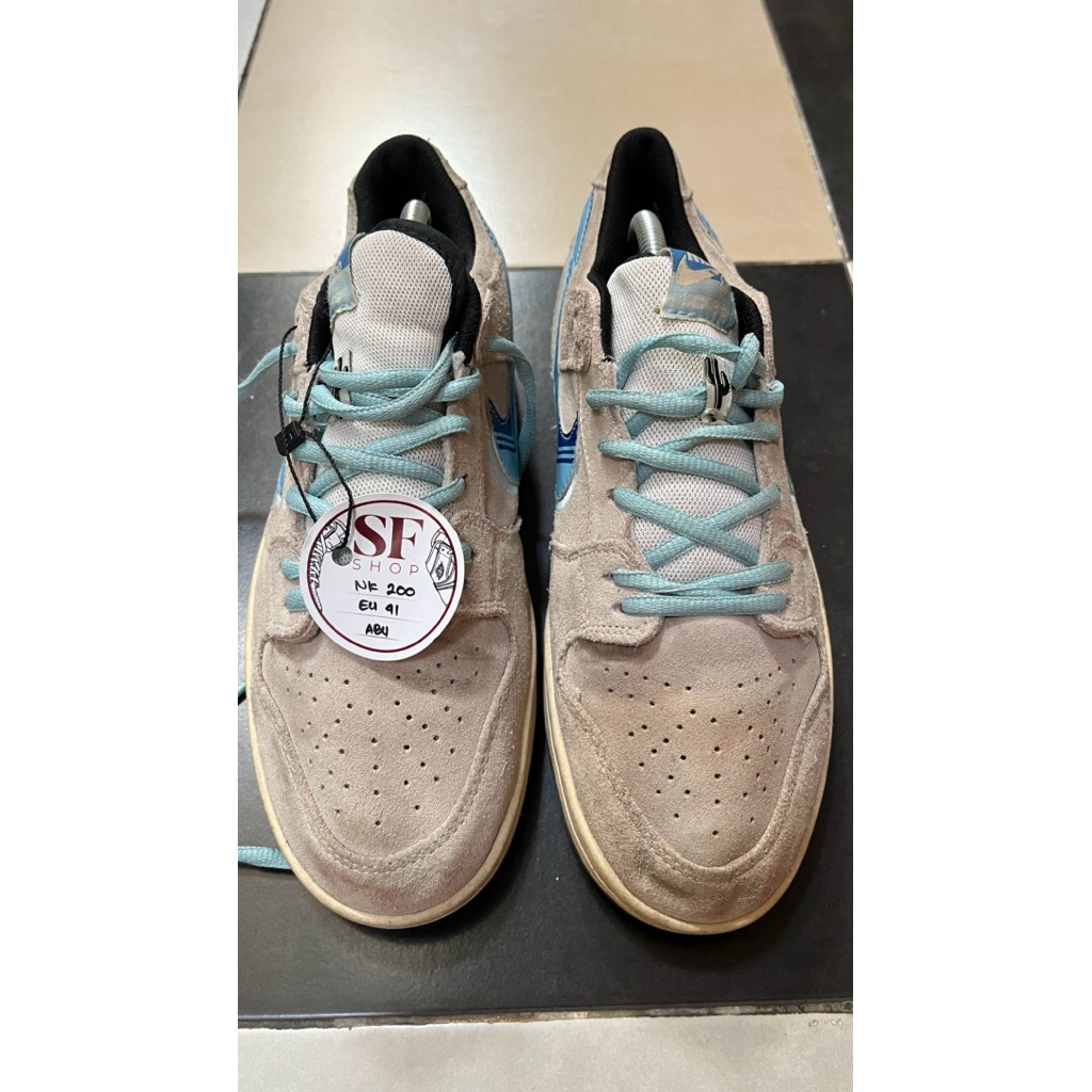 Sepatu Nike SB Dunk Low Pro Grey Preloved | Size EU 41 Tanpa Box Kondisi Bagus