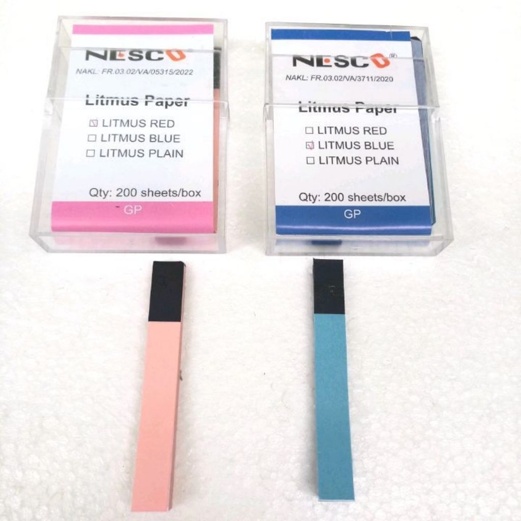 Kertas Lakmus cek ketuban / kertas lakmus merah biru / kertas lakmus / pcs 20 lembar