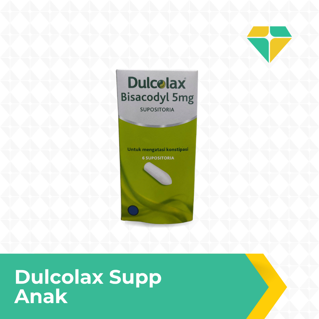 Obat Pencahar Dulcolax Suppositoria 5 mg untuk Anak