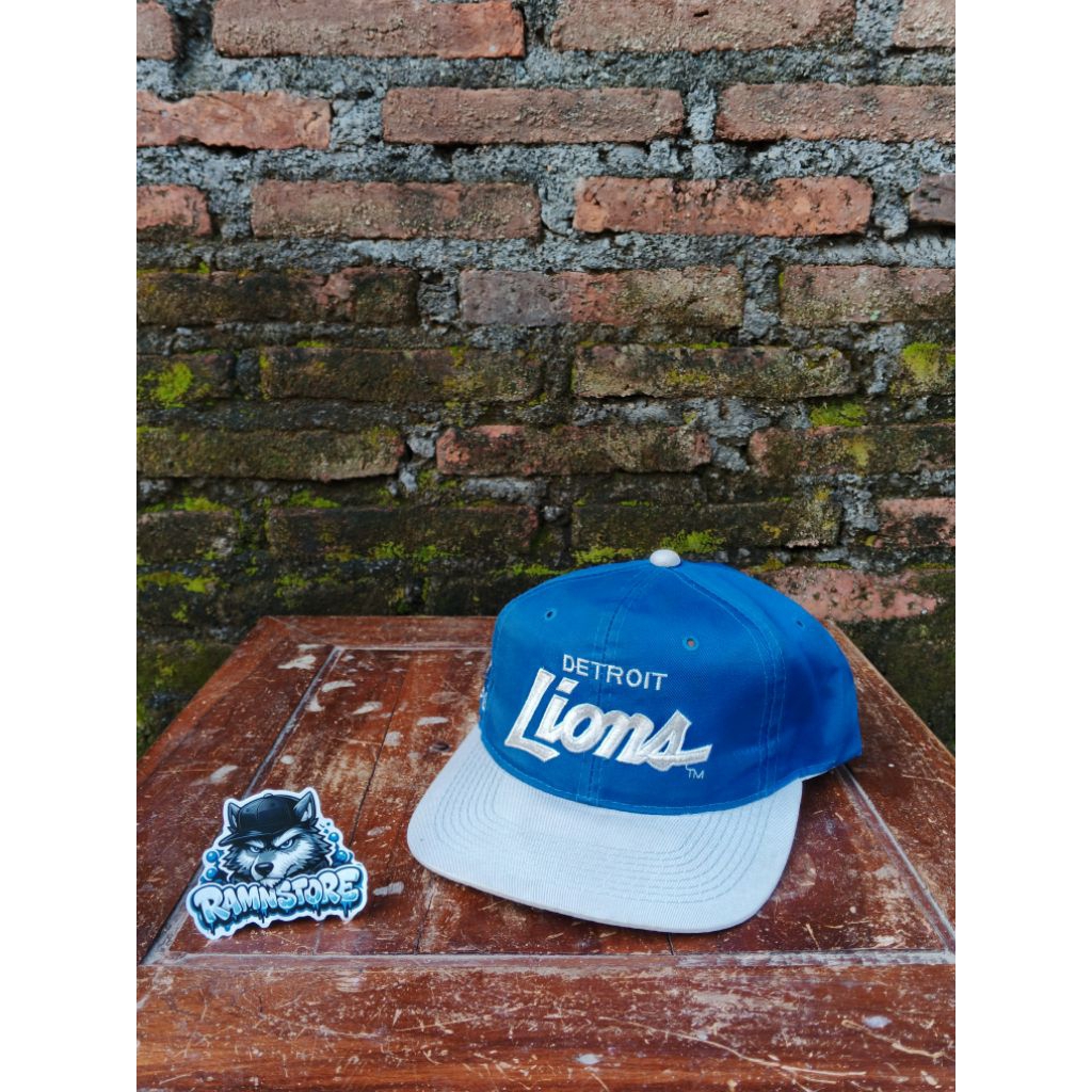 topi vintage sports specialties x nfl detroit lions