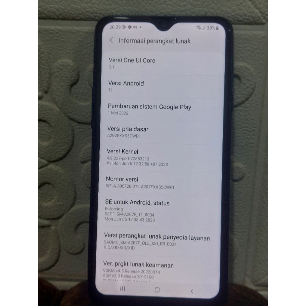 Samsung A20s (Bekas/seken)