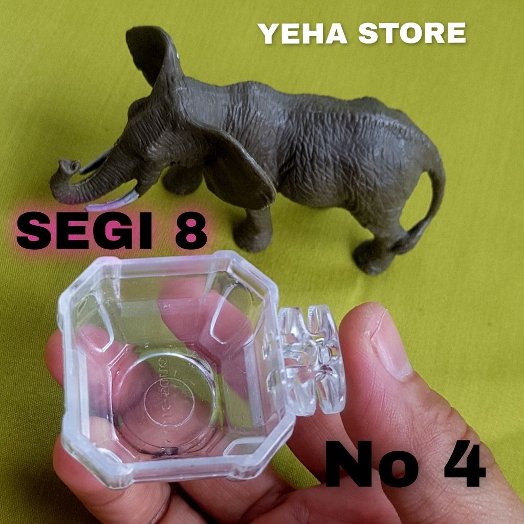 Cepuk Pakan Minum Burung Segi 8  No 4 Anti Tumpah Elite Song/Cepuk Pakan Minum Burung Kecil Anti Tum
