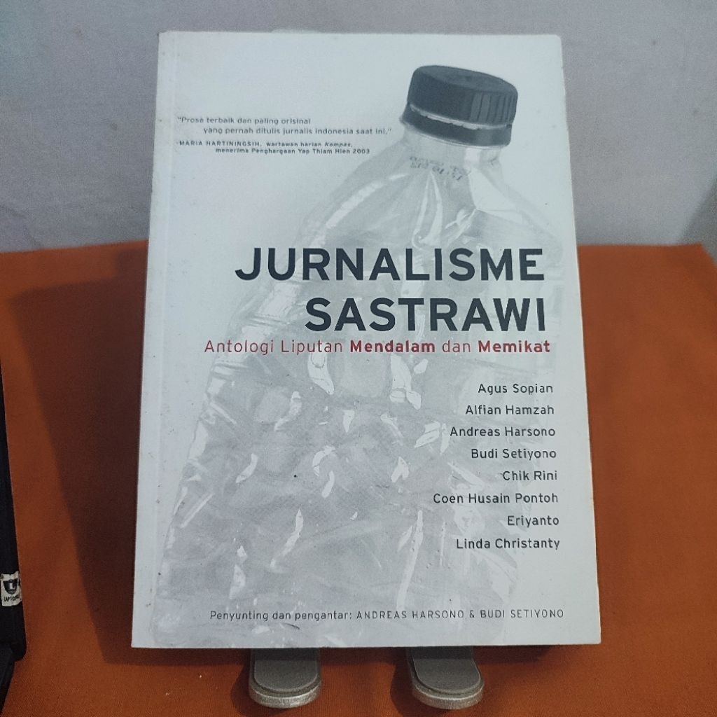 Buku JURNALISME SASTRAWI Antologi Liputan Mendalam dan Memikat Andreas Harsono dkk. (preloved, origi