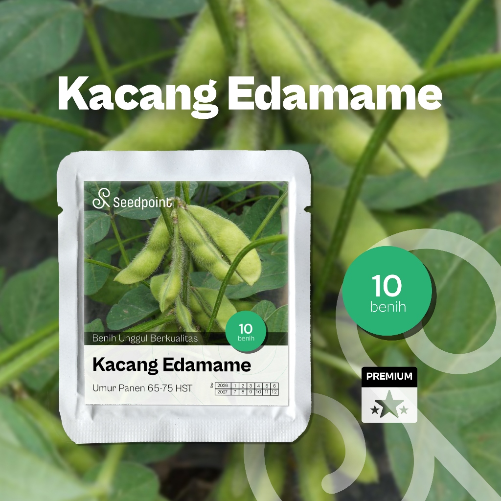 Seedpoint - 10 Benih Sayuran Kedelai Edamame Unggul