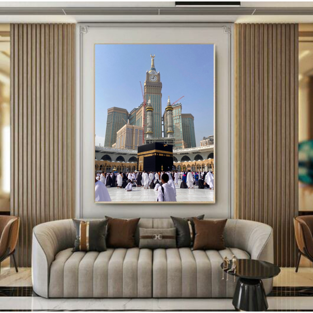 Wallpaper 3D custom Islami - Wallpaper Mushola Rumah Modern 3d - Wallpaper dinding mushola kantor