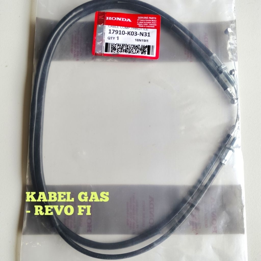 Kabel gas motor Honda Revo fi / tali gas Revo fi