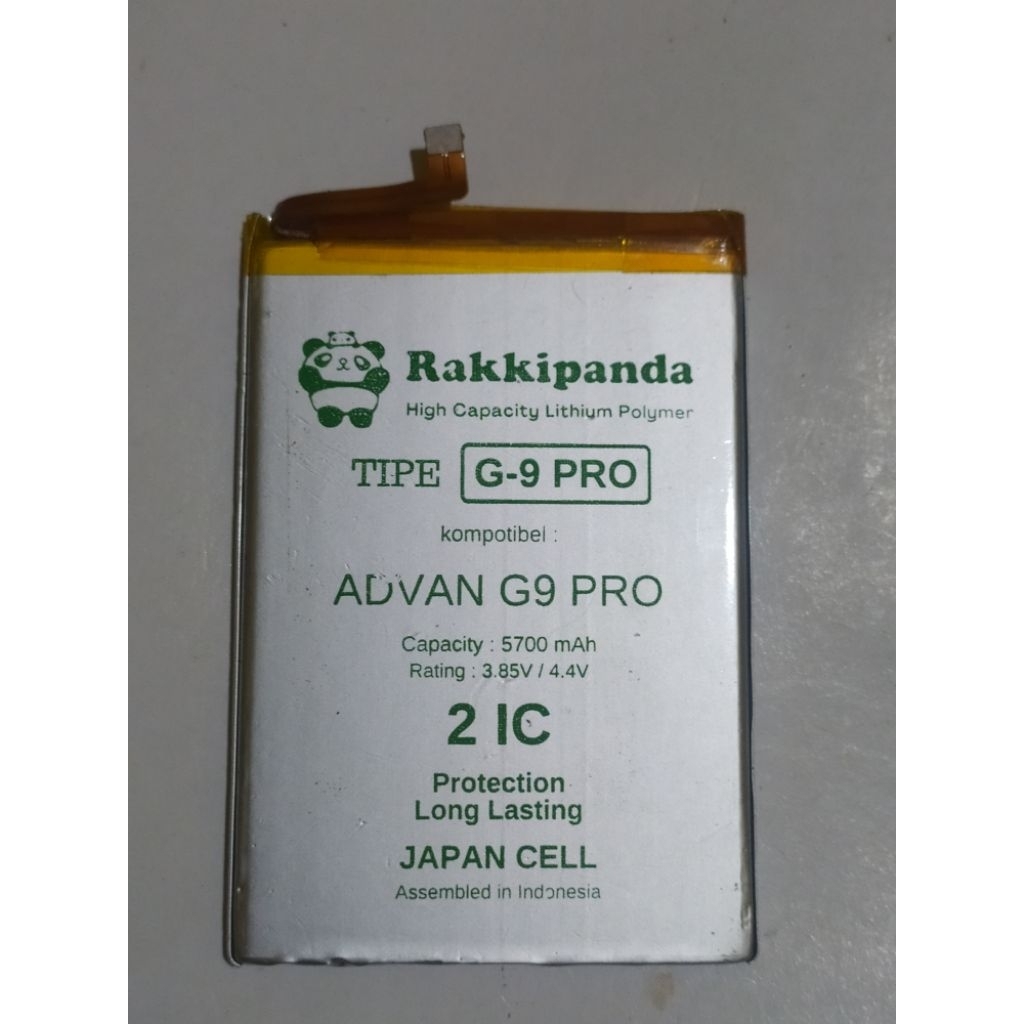 baterai advan G9 pro second cabutan