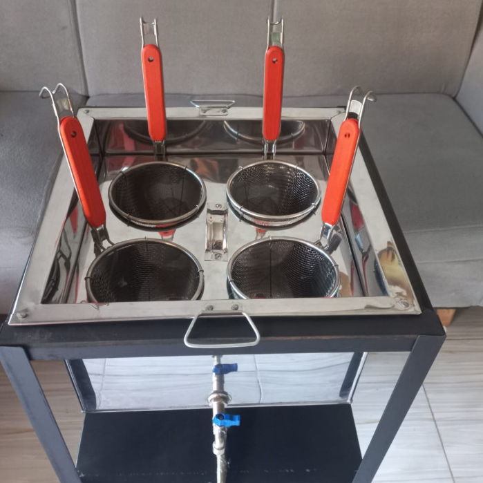 Dandang Mie Ayam - Panci Mie Ayam 4 lubang Fullset