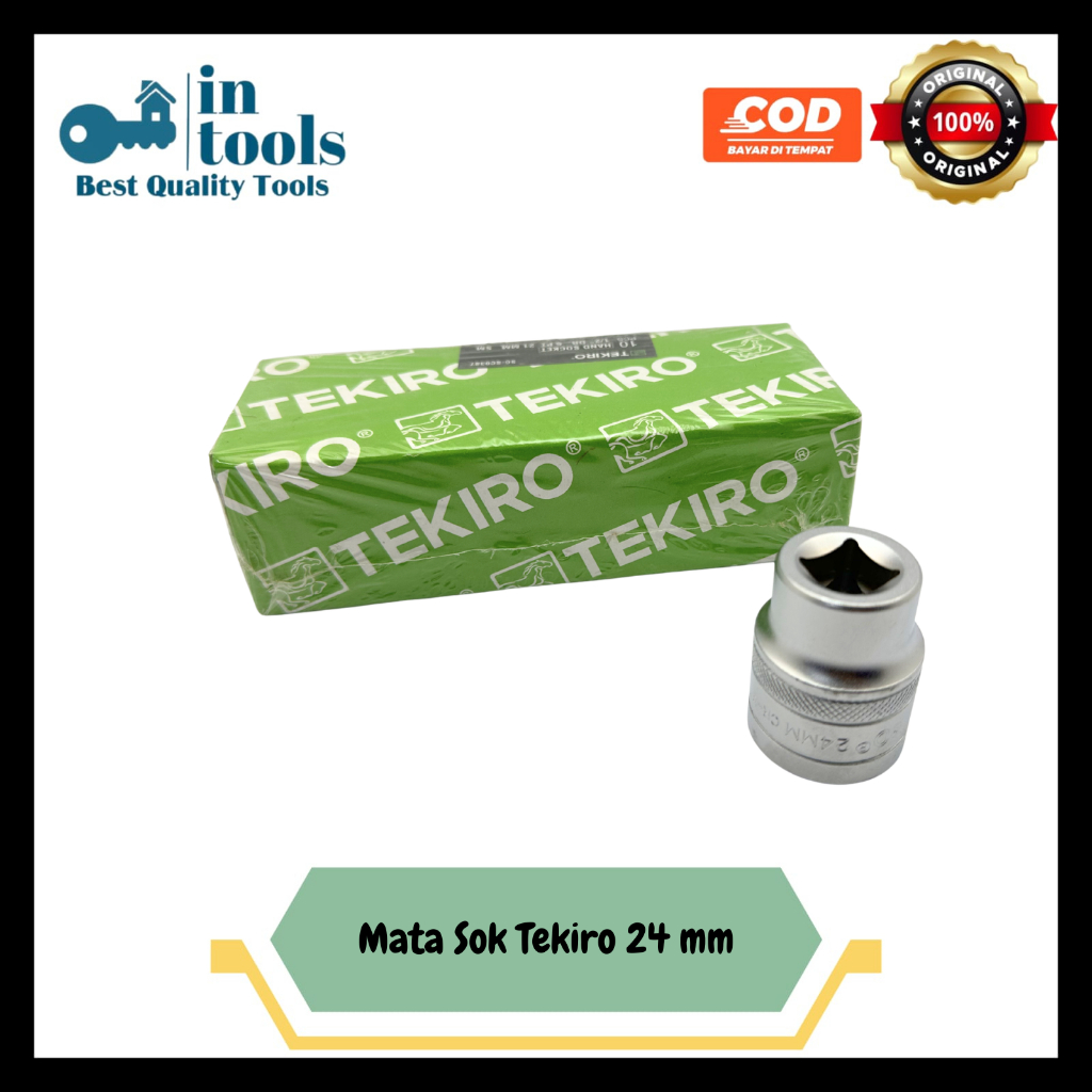 Mata Sock Tekiro 24 mm kunci socket / Mata Sok Tekiro