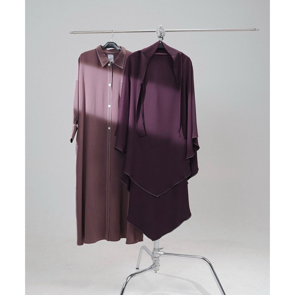 PL Elmadina Abaya Kemejabaya S (eggplant)