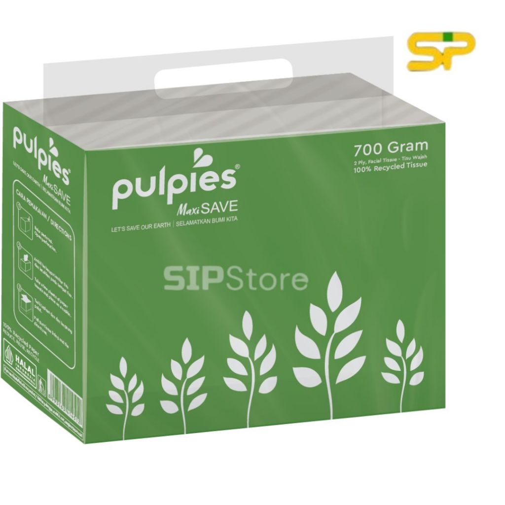 Tissue Pulpies Napkin Lunch 700 Gram