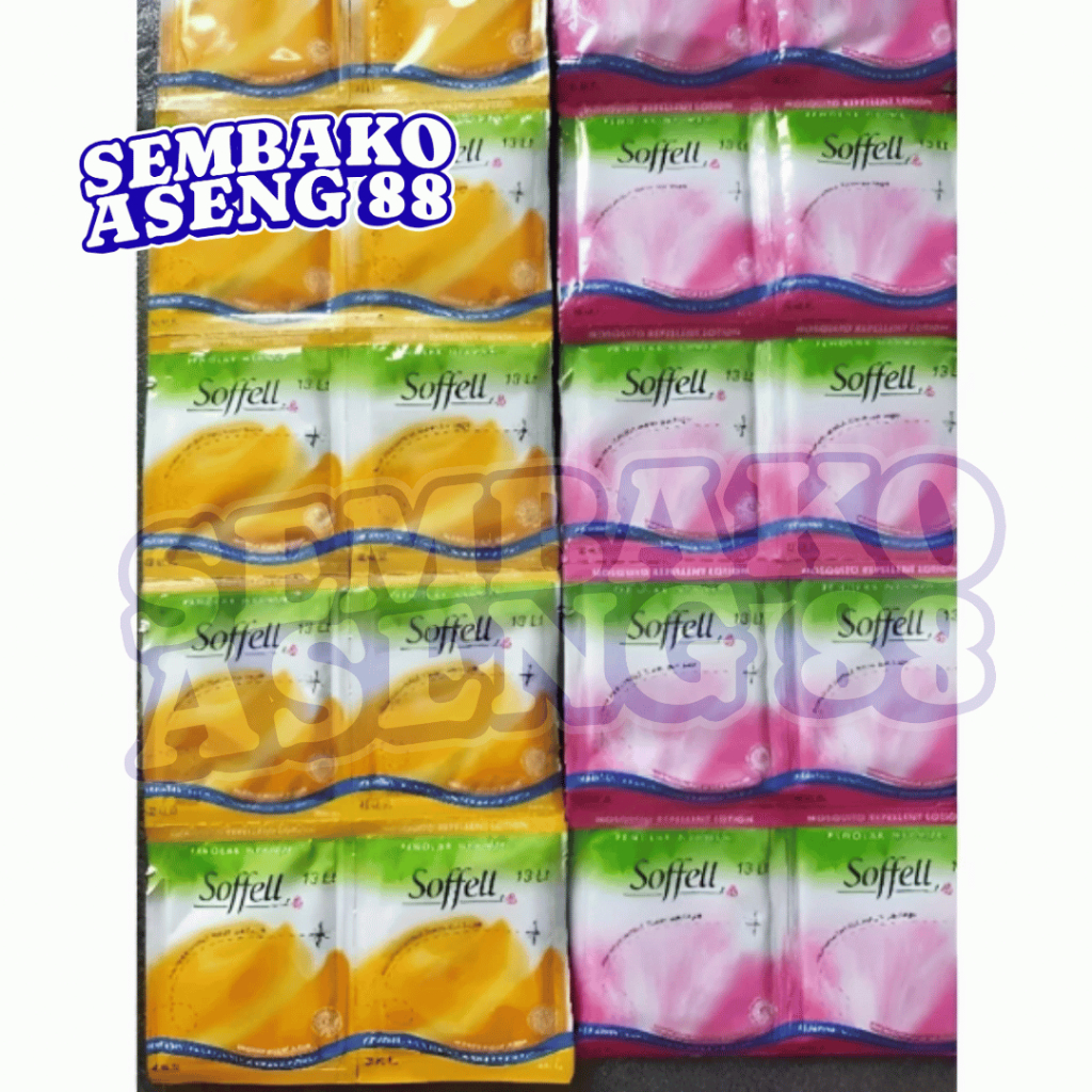 SOFFELL SOFEL Anti nyamuk Lotion RENCENG ( ISI 12 ) PROMO 