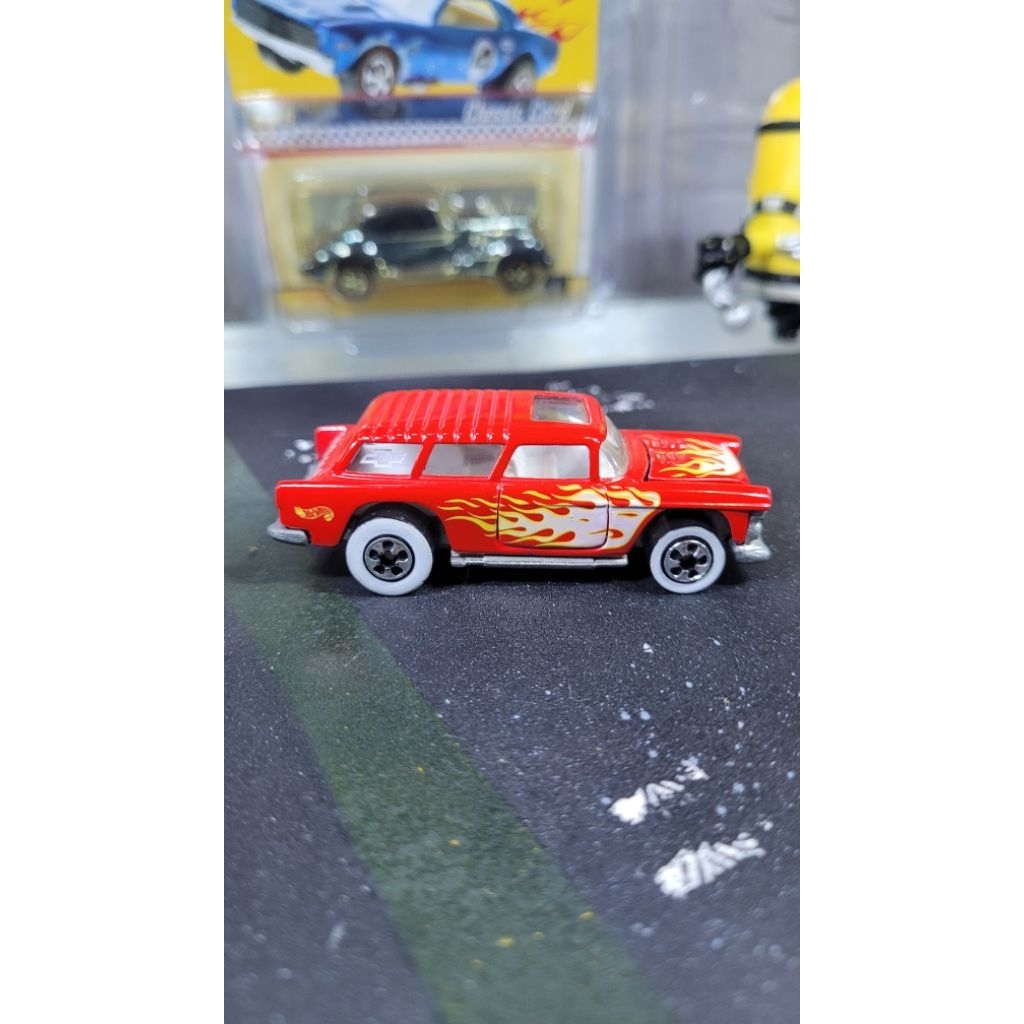 hotwheels chevy nomad great v8 set merah loose minus red vintage rare