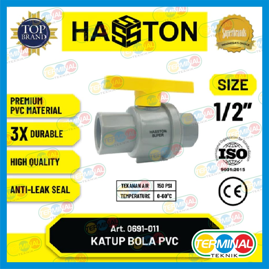 Hasston Ball Valve//PVC Ball Valve (0691)