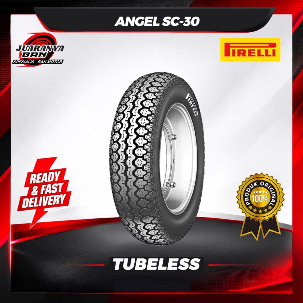 Juaranya Ban motor vespa Pirelli Angel SC30 350 10 tubetype