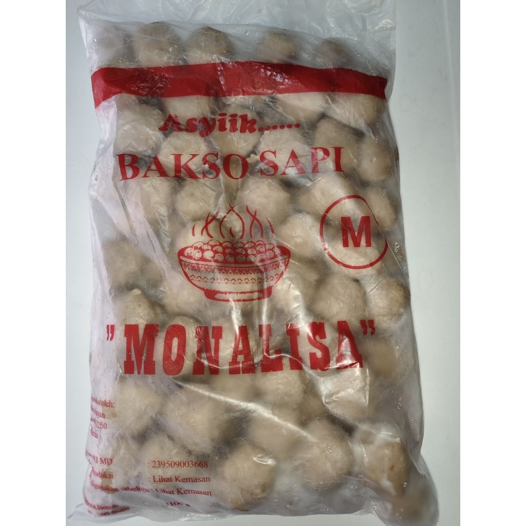 BAKSO SAPI MONALISA UKURAN M "ASLI"