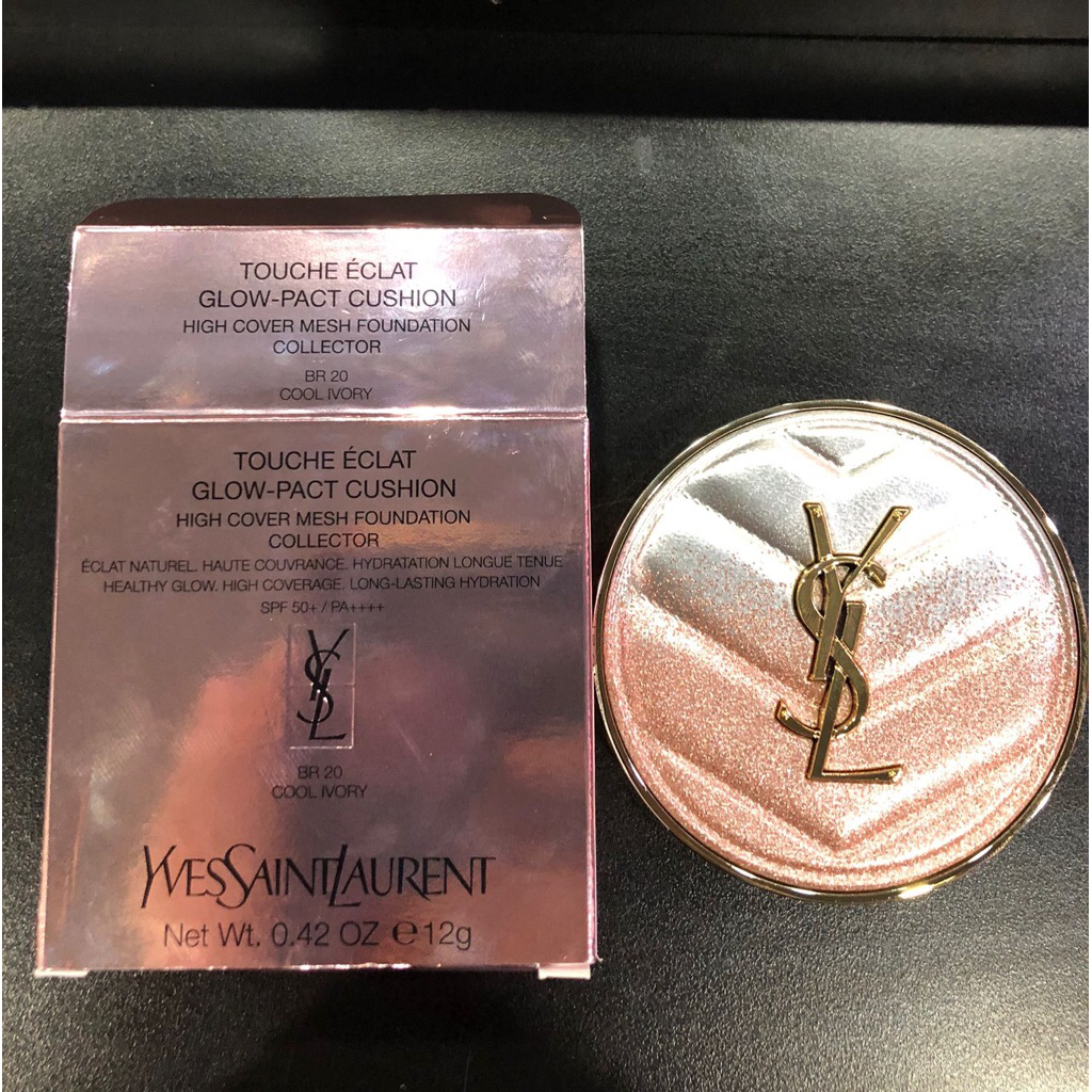 YSL Yves Saint Laurent Touche Eclat Glow Pact Cushion high cover mesh foundation COLLECTOR