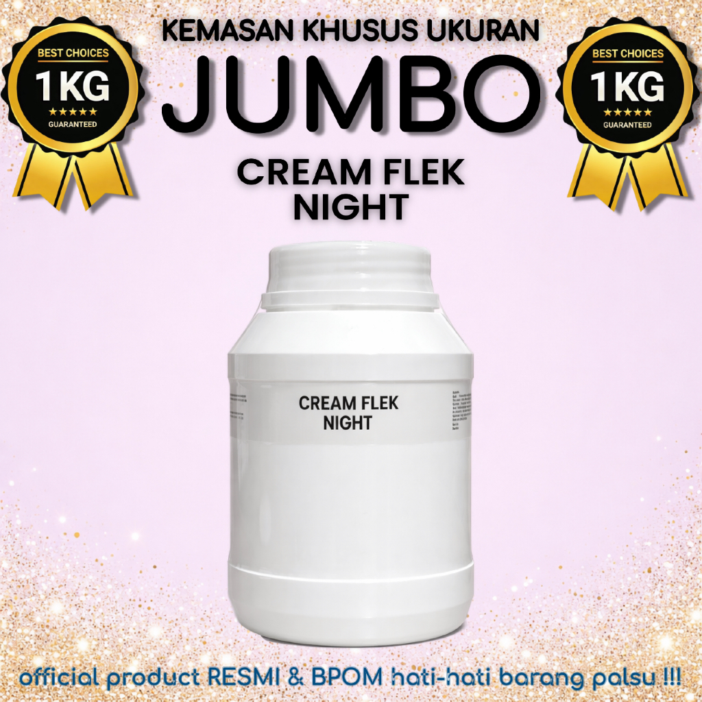 CREAM FLEK NIGHT KILOAN ISI 1 kg (SALEP MALAM FLEK ORIGINAL KILOAN)