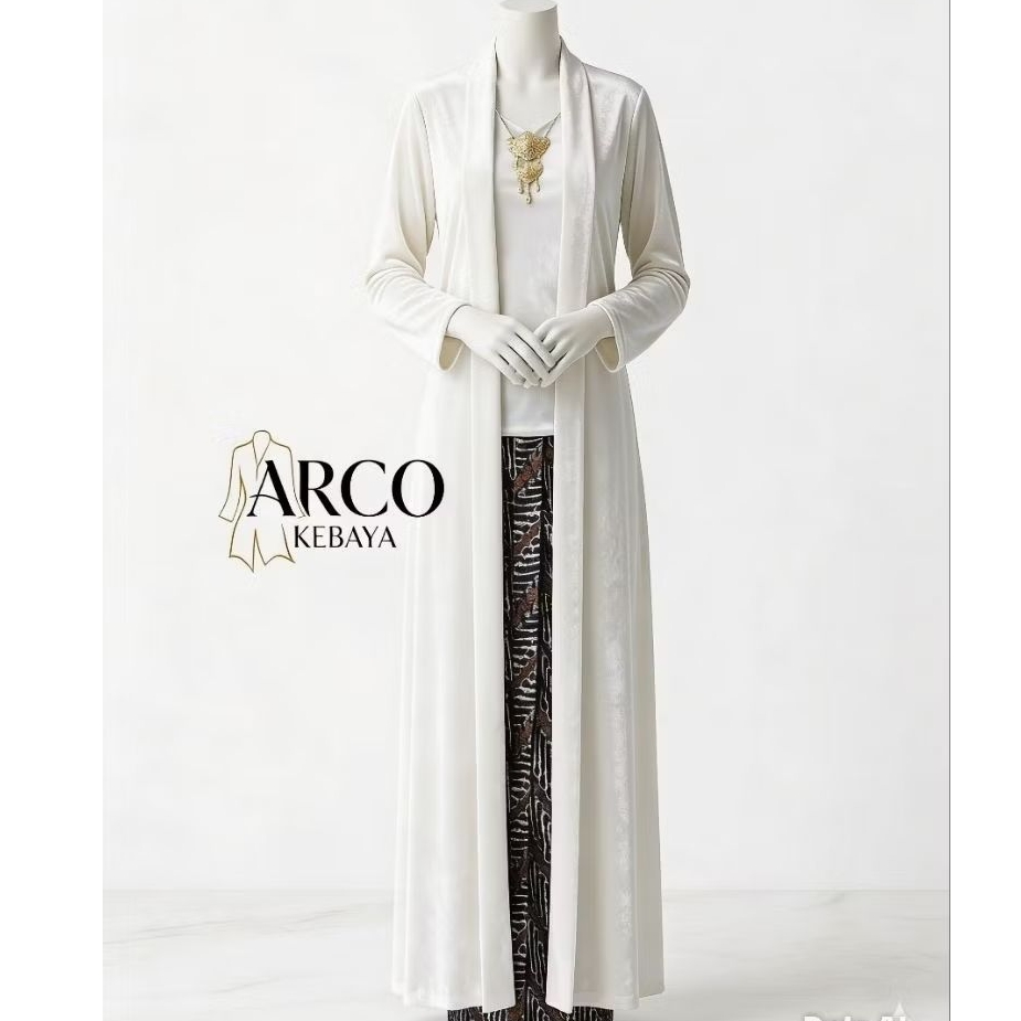 kebaya kutu baru panjang tunik