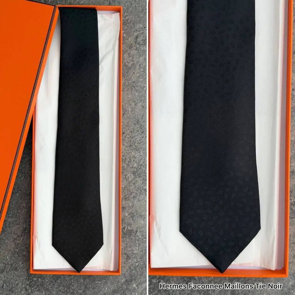 H Silk Tie