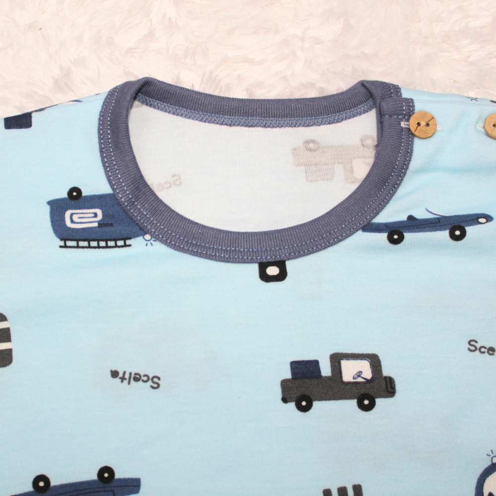 Scelta - Setelan Kaos dan Celana Anak anak Unisex Lengan Pendek Motif Mainan Mobil | STL SC 459 PD thumbnail 3