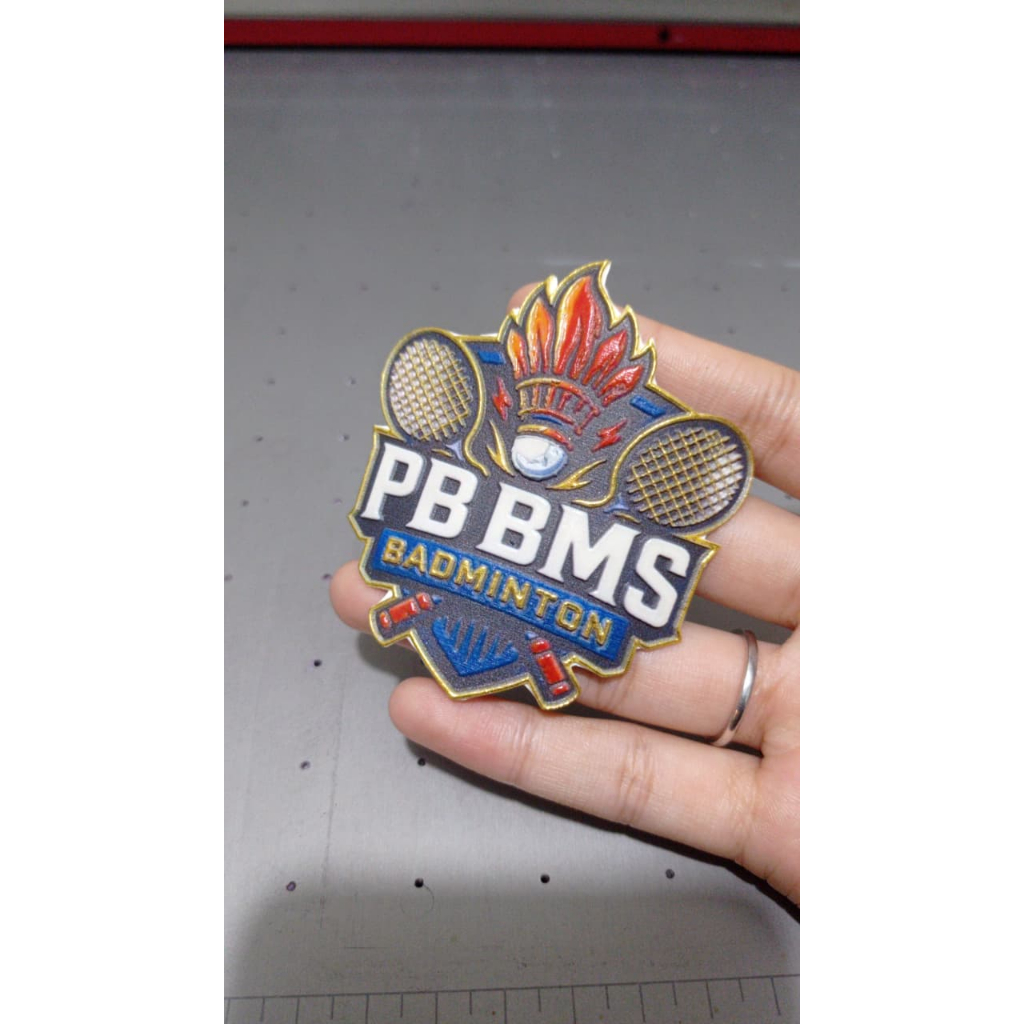 Patch Jersey 3D Silicone Timbul – Custom Logo Satuan Grosir Murah