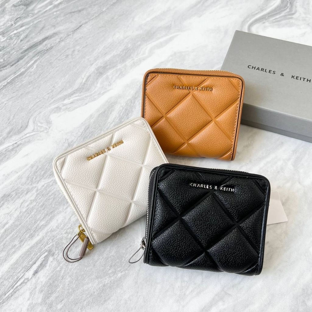 DOMPET LIPAT WANITA WALLET MINI WANITA CK ANWEN QUILTED FREE BOX