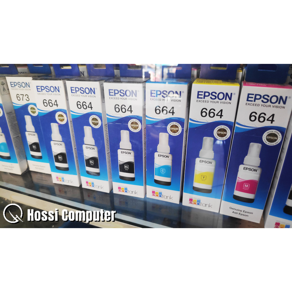 TINTA EPSON 664 ORIGINAL Baru 100%