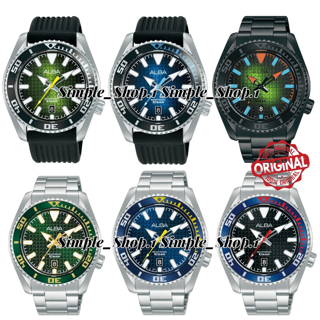 Original 100% Jam Tangan Pria Alba AS9P07X1 AS9P07X1 AS9N99X1 AS9N97X1 AS9N93X1 AS9N95X1 Garansi