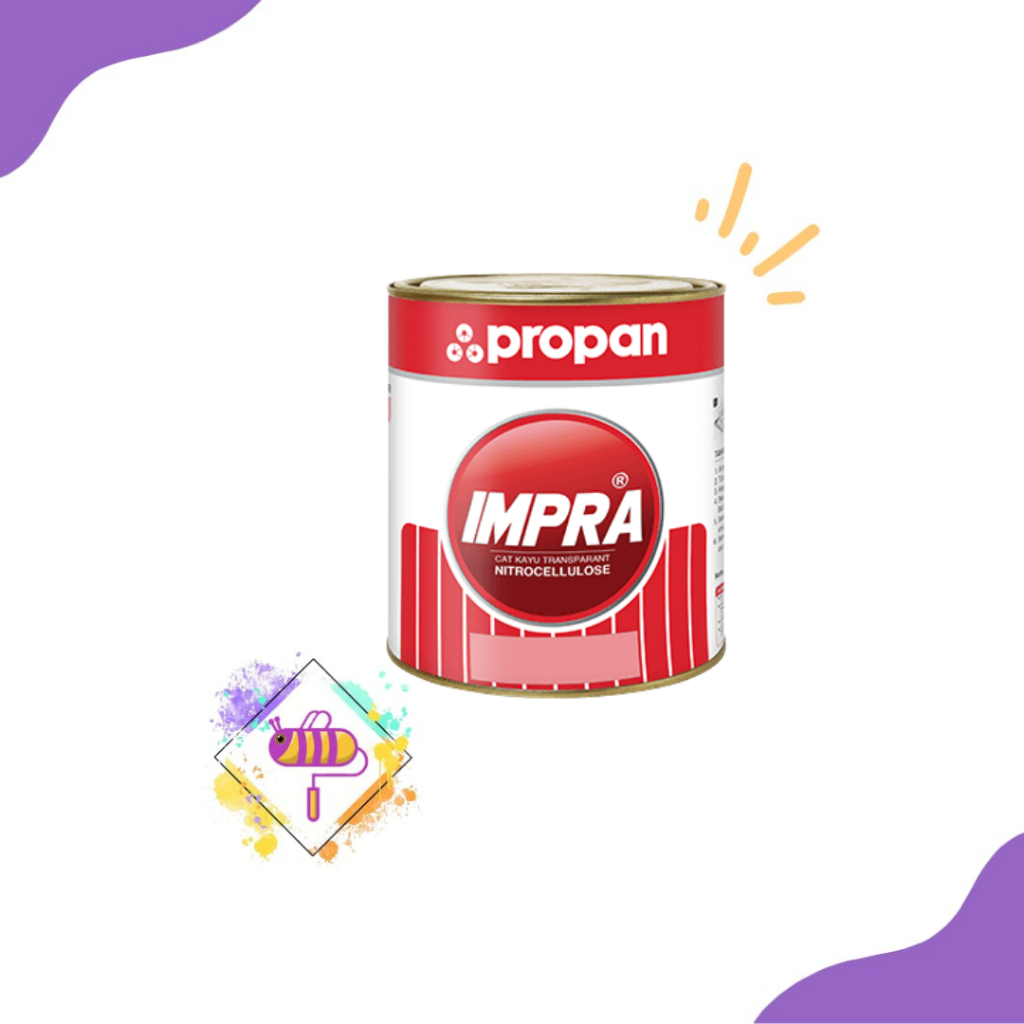 Melamin Impra Meuble Lack Nc 141 Clear Gloss Doff 1 Liter Propan