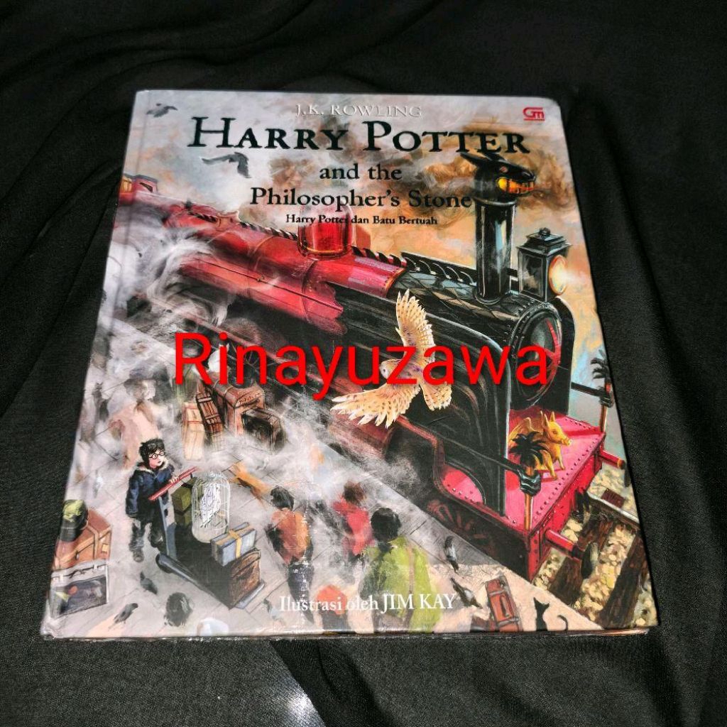 Novel Terjemahan Harry Potter and The Philoshopher's stone by J K Rowling x Kim Jay ( Edisi Ilustras