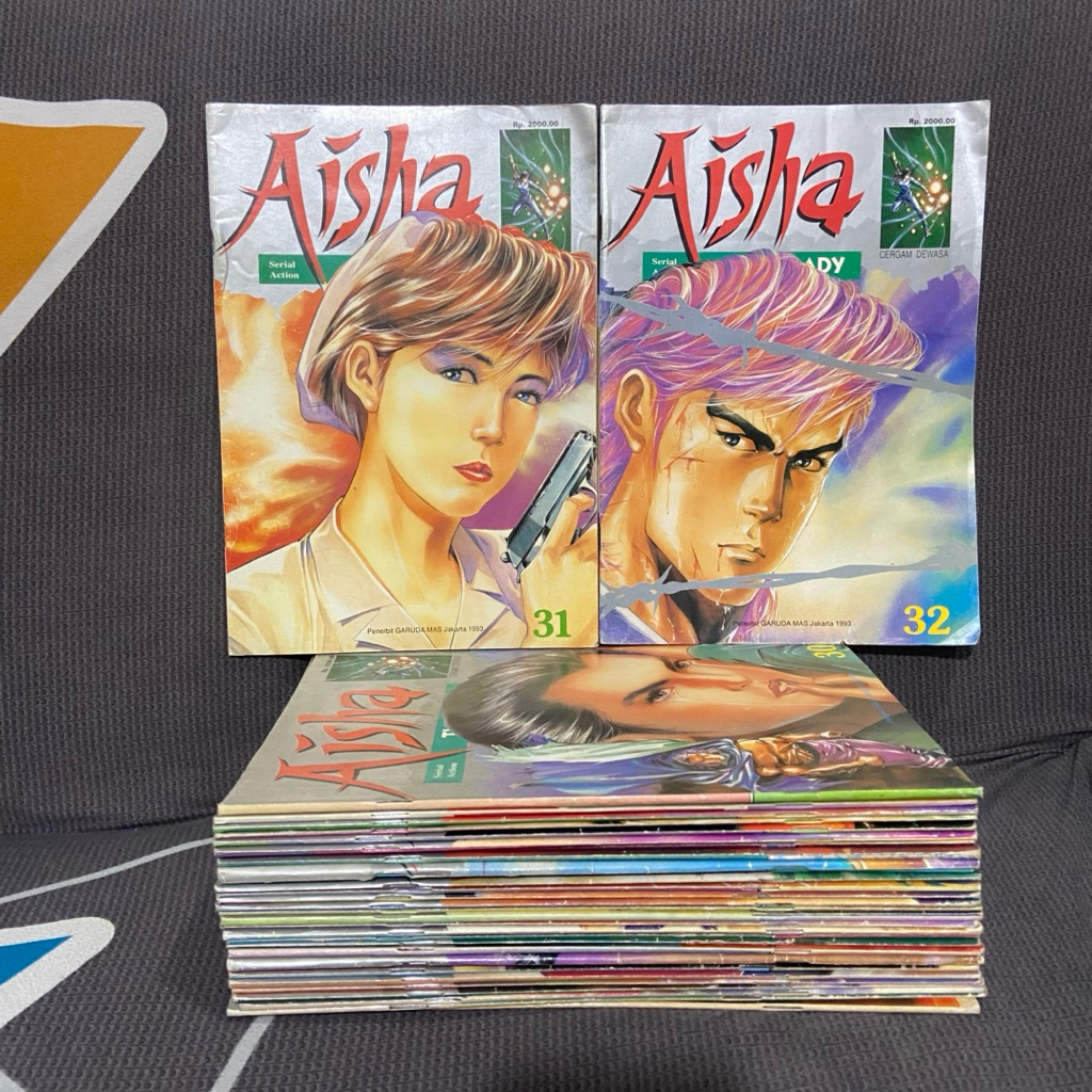 Paket Komik Aisha Tiger Lady Vol 1-32 Set Fulset Fullset Lengkap Garuda Mas Cergam Manhua