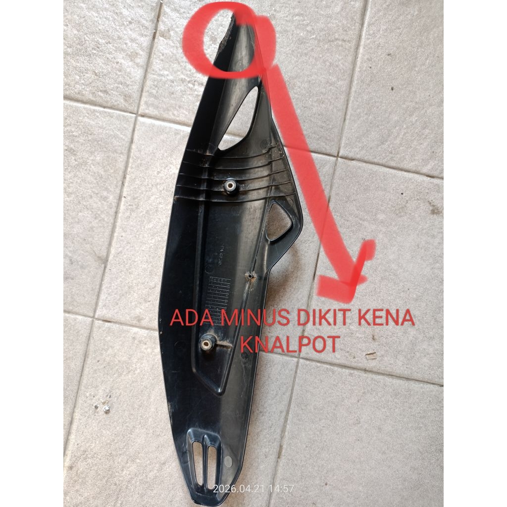 Cover Pelindung Knalpot NMAX 2015-2019 ORI BEKAS ADA MINUS DIKIT