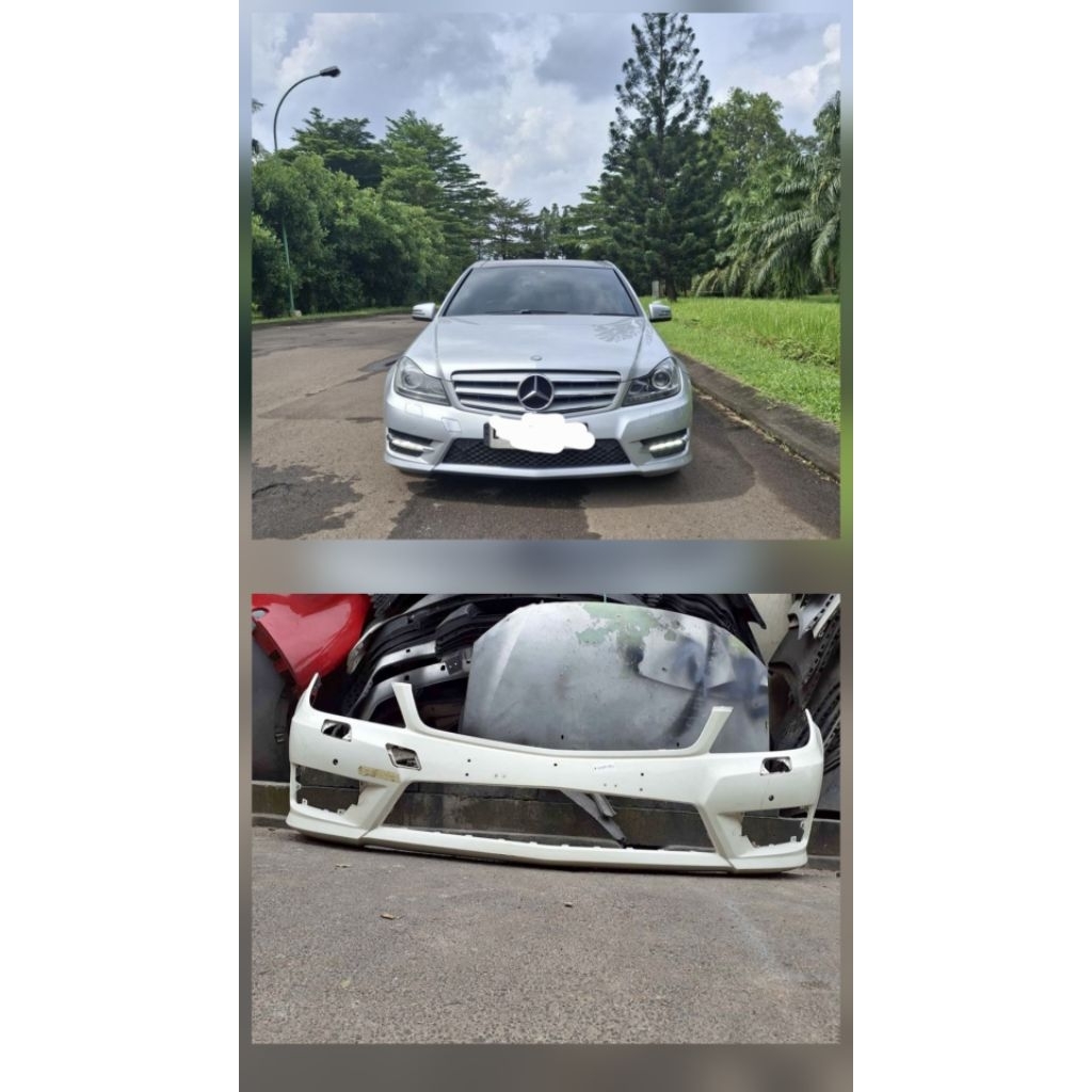 Bemper mercedes benz mercy w204 a204 AMG facelif original