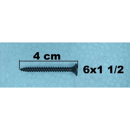 Sekrup Gipsum 4 cm 6x1 1/2 Drywall Screw scrup gypsum 3 cm 1 kotak skrup driwall hitam