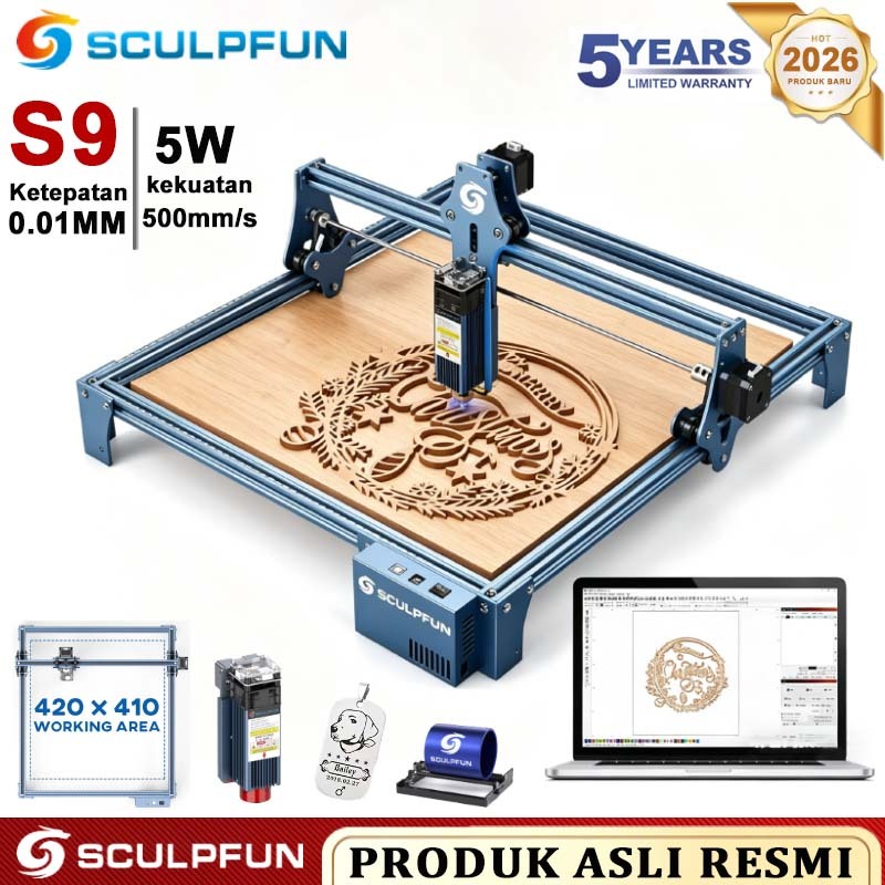 S9 Mesin Laser Cutting Laser Engraver 0.01Mm High Precision 10W Diode Laser Mesin Ukiran Diy Acrylic