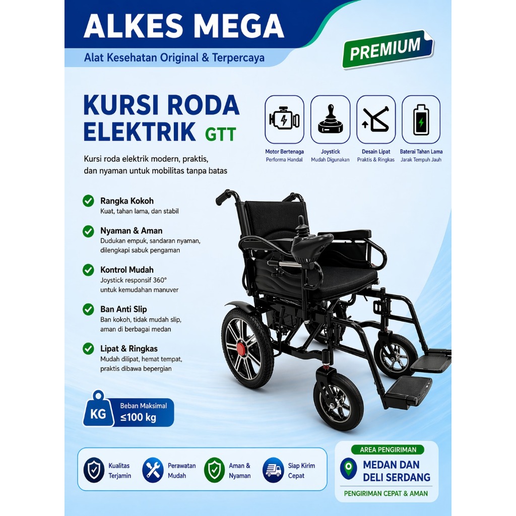 KURSI RODA ELEKTRIK GTT