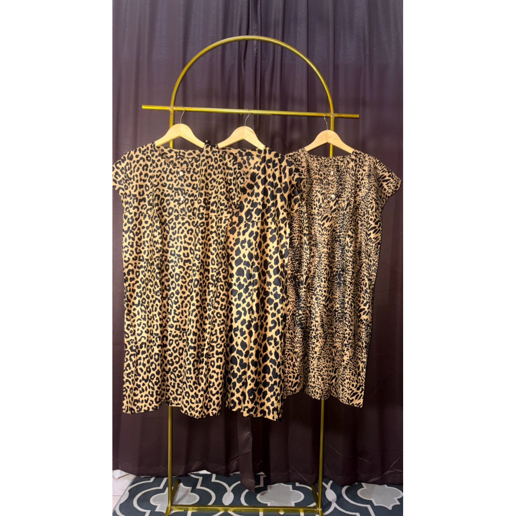 Daster Leopard daster macan tutul Daster nyaman dipakai Daster Motif  Macan