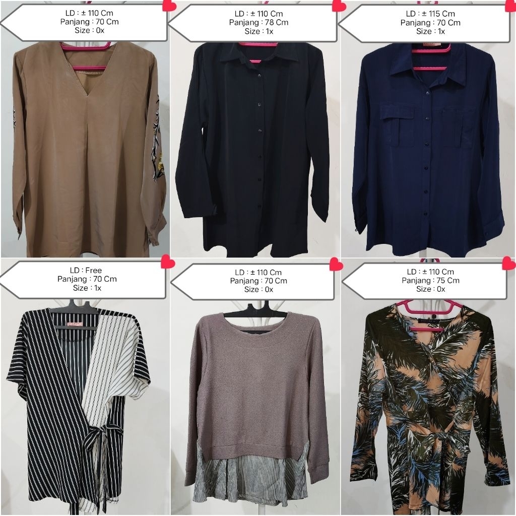 PRELOVED Baju wanita Brand bigissimo