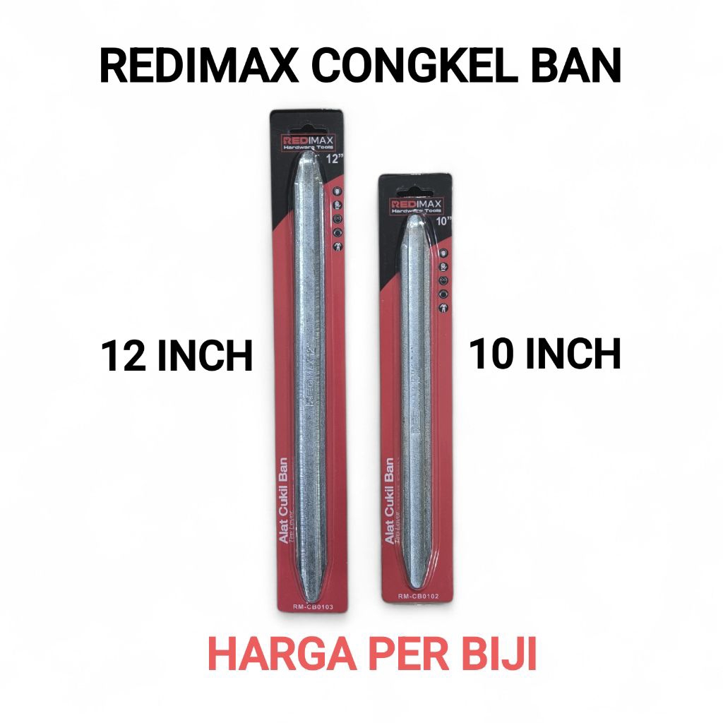 REDIMAX alat congkelan ban 10"/12" (HARGA PER BIJI) pelepas cukit tire wrench truck congkel truk mot