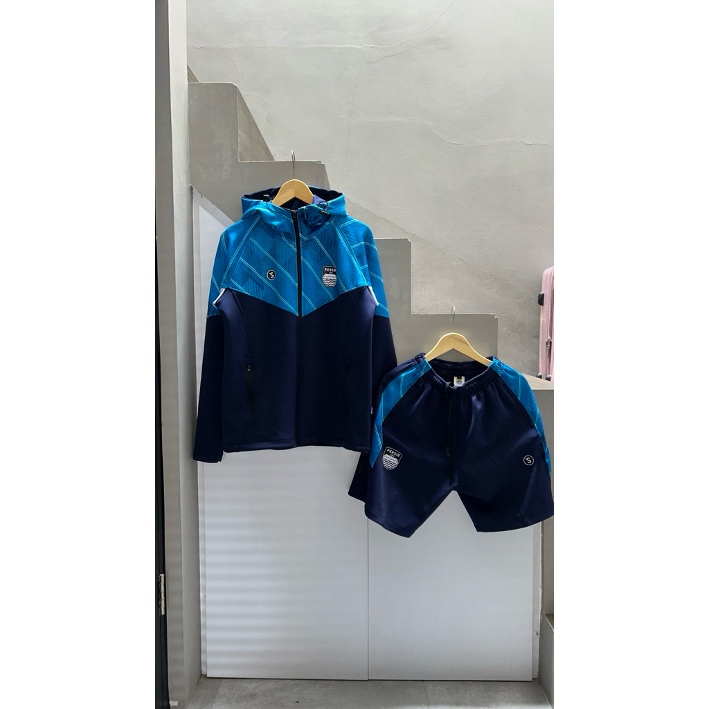 jaket + celana official persib 2023 original